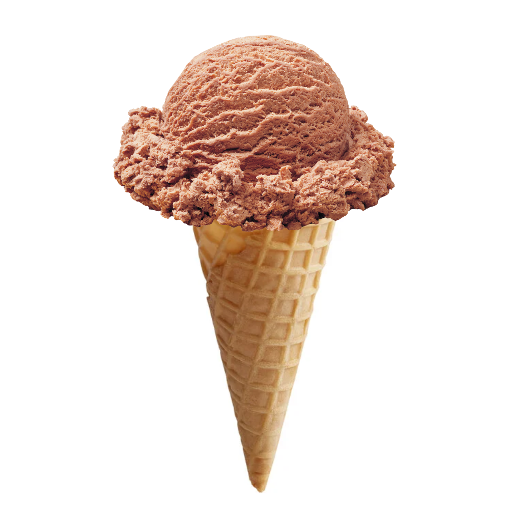 Chocolate Ice Cream Cone