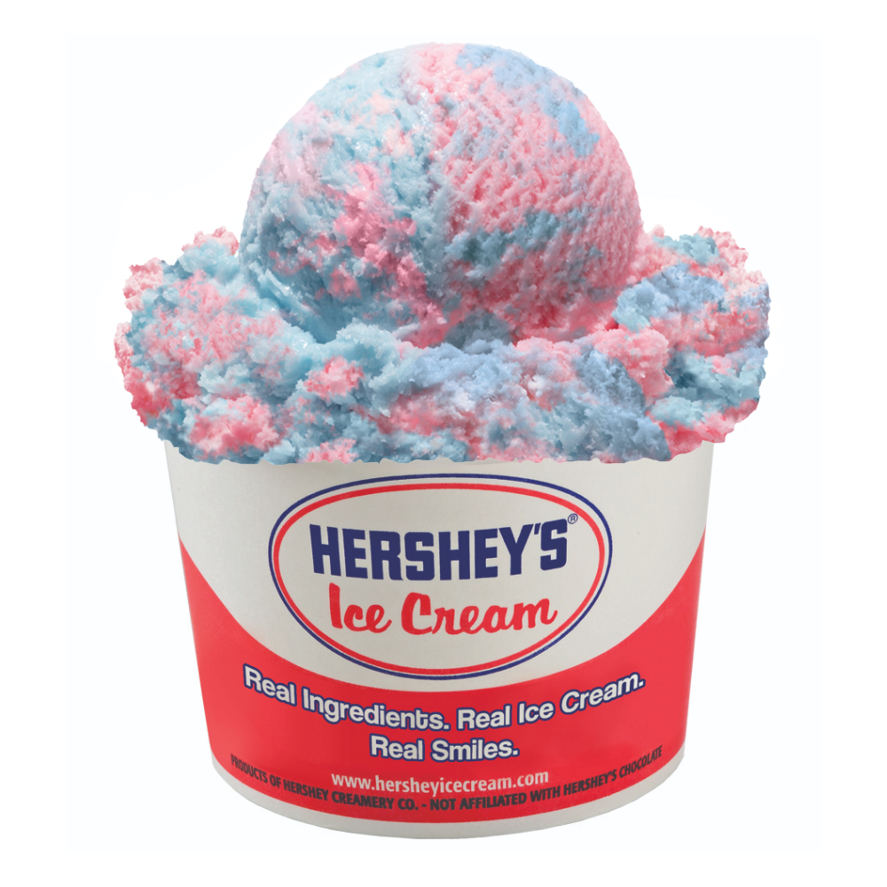 Cotton Candy Ice Cream Cup