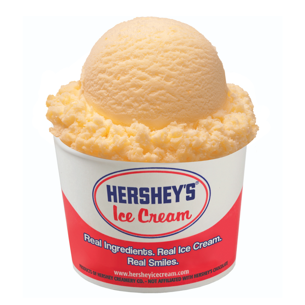 Orange Sherbet Ice Cream Cup