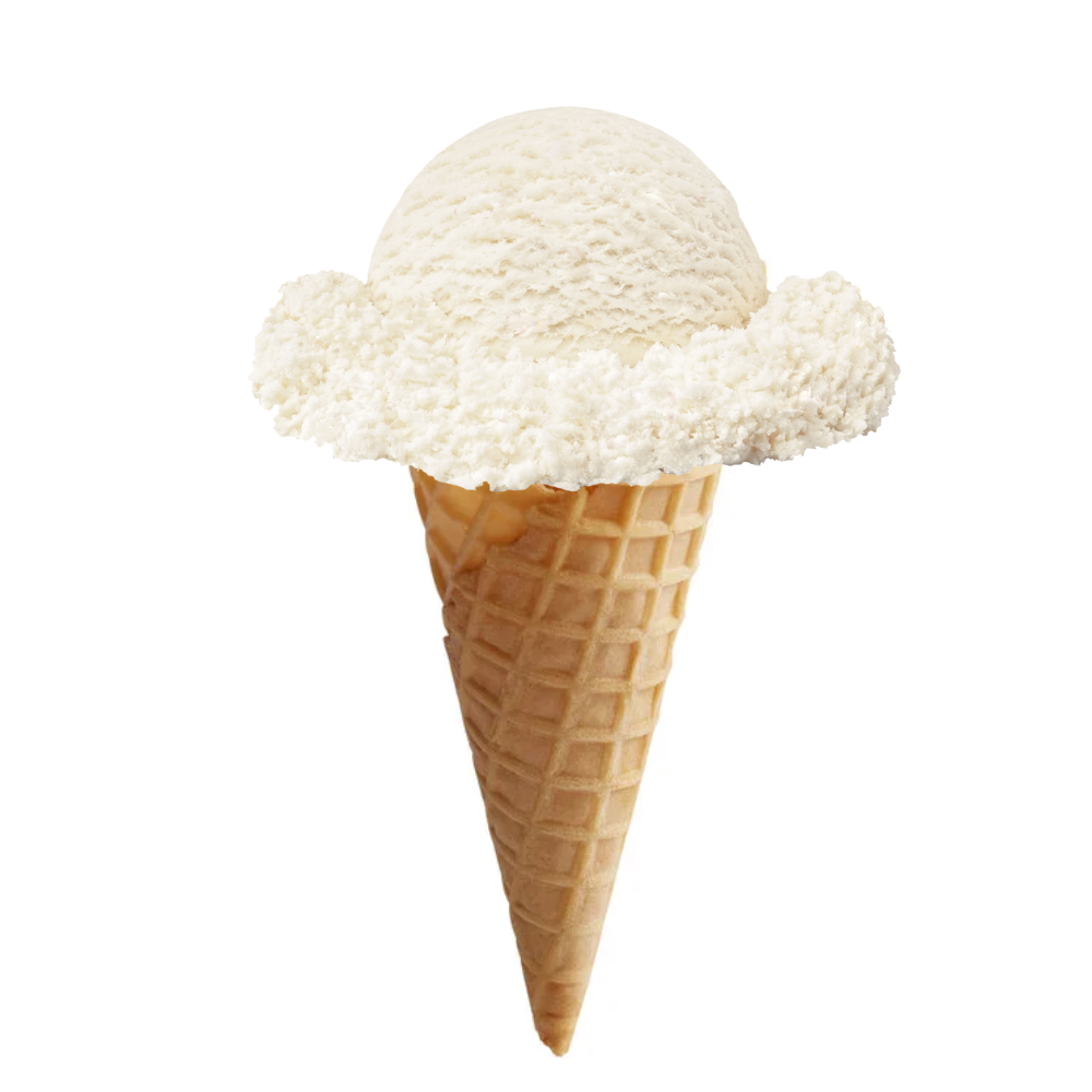 Vanilla Ice Cream Cone