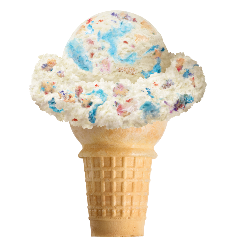 Birthday Cake Ice Cream Cone