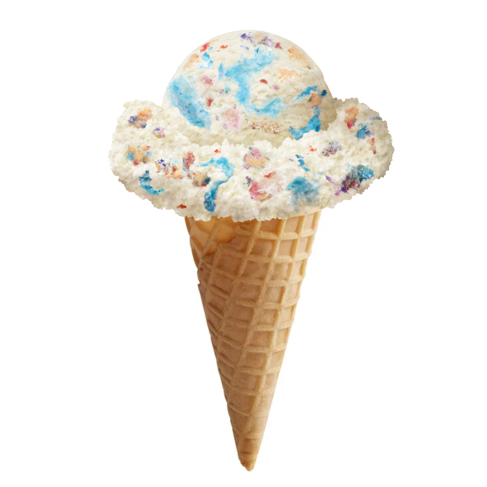 Birthday Cake Ice Cream Cone