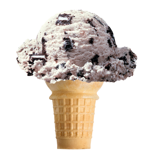 Cookies and Cream Ice Cream Cone