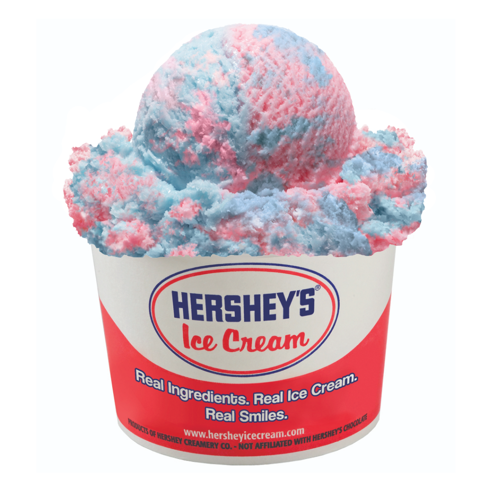 Cotton Candy  Ice Cream Cup