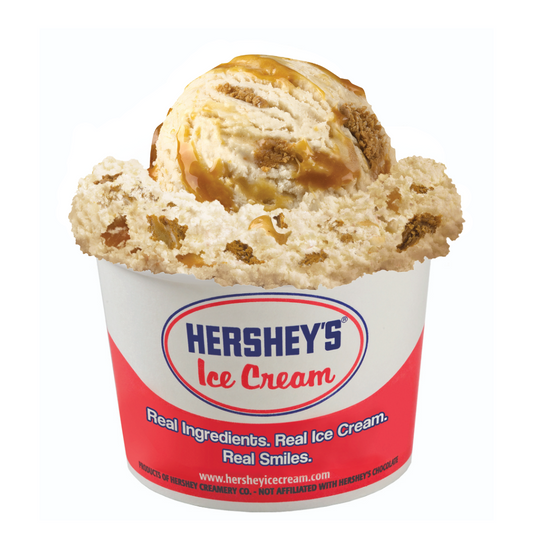 Peanut Butter Cookie Dough and Caramel  Ice Cream Cup