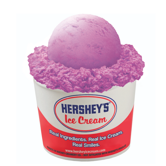 Raspberry Sherbet Ice Cream Cup