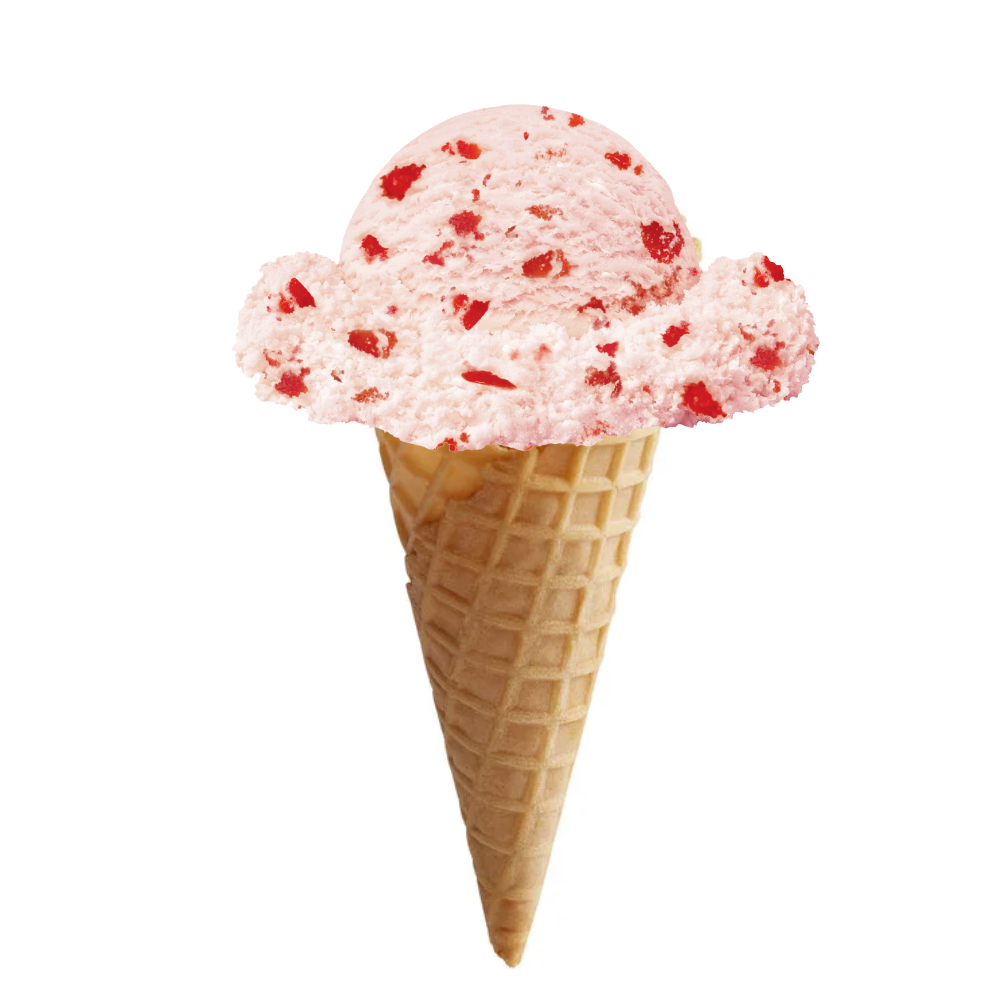 White House Cherry Ice Cream Cone