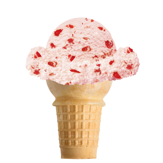 White House Cherry Ice Cream Cone